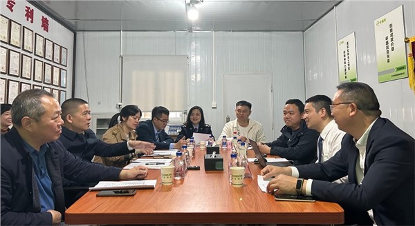 长沙经开区副主任赖坤明一行调研中金装备