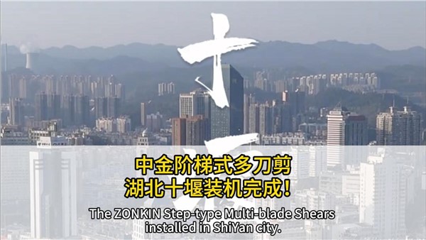 湖北十堰装机中金阶梯式多刀剪！